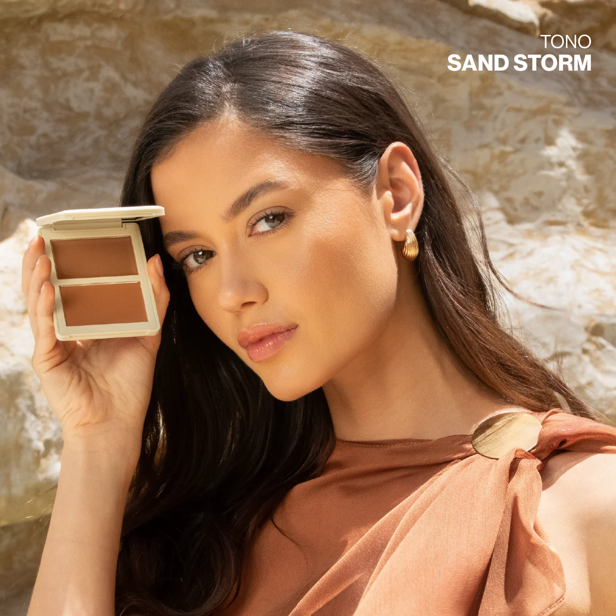 Bronzer Duo Allure Crema Y Compacto Atenea Sand 02 - Imagen 2
