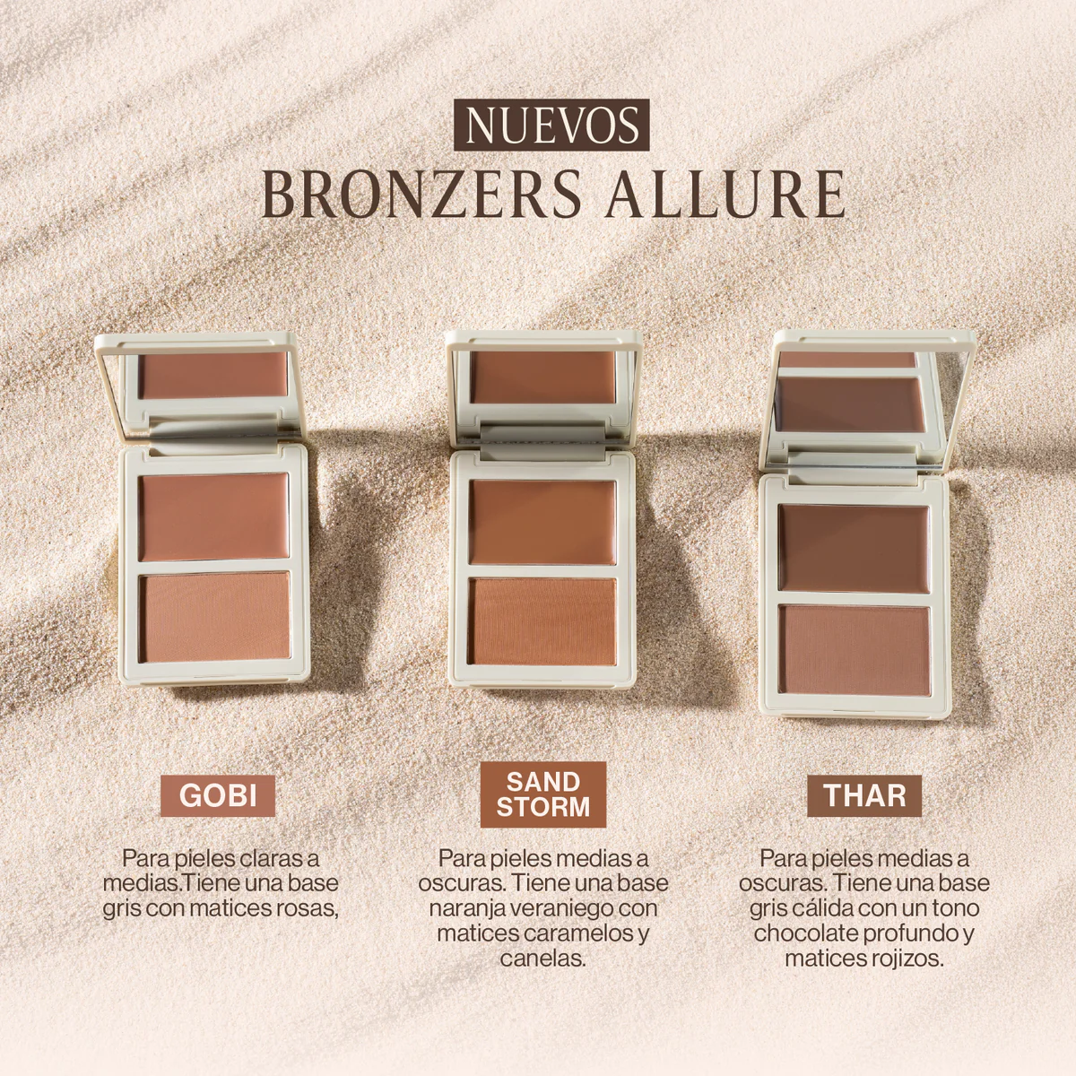 Bronzer Duo Allure Crema Y Compacto Atenea Sand 02 - Imagen 4