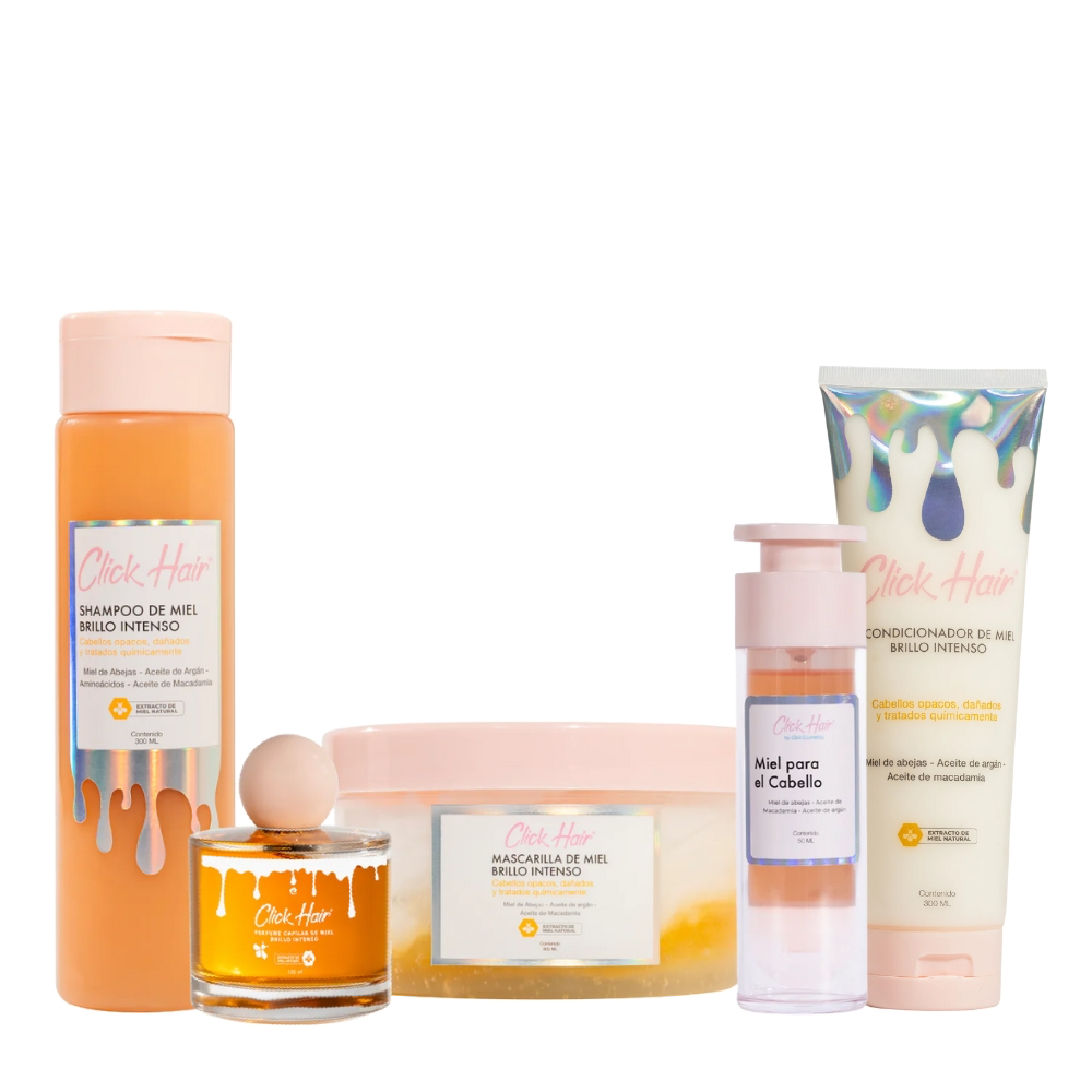 Kit Línea Miel Brillo Intenso