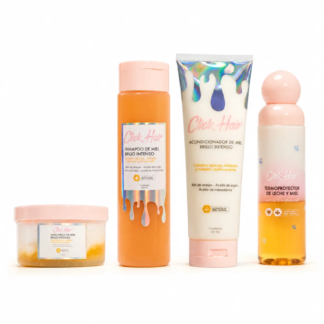 Kit Capilar Miel Brillo Intenso Click Hair