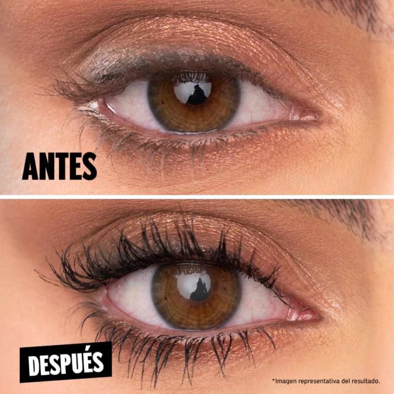 Pestañina Al Infinito Negro Intenso A Prueba De Agua Vogue - Imagen 2